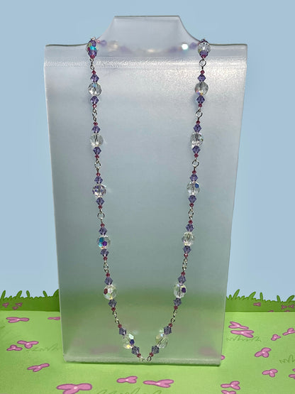 Aurora crystal necklace