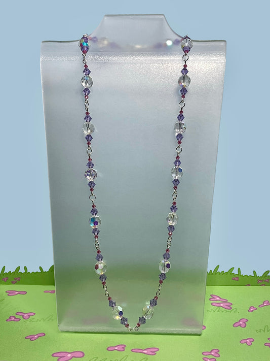 Aurora crystal necklace