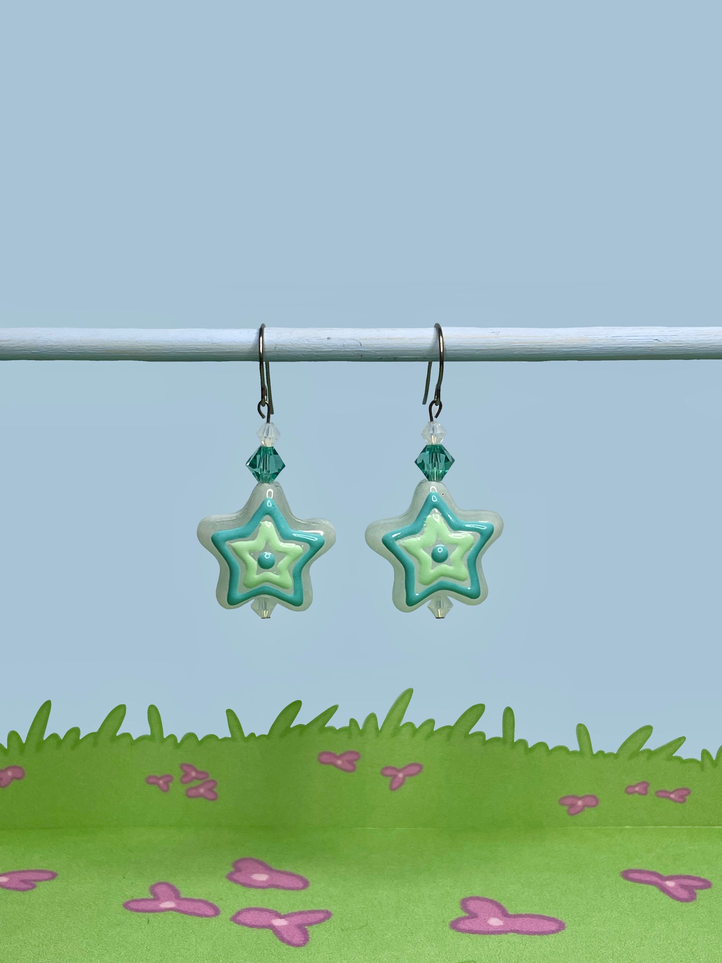 Star earrings