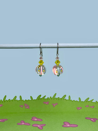 Retro bauble earrings
