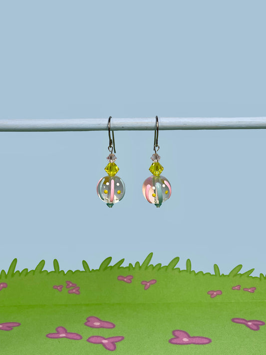 Retro bauble earrings