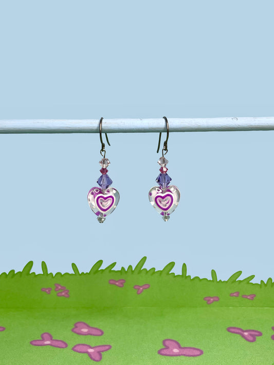 Heart earrings