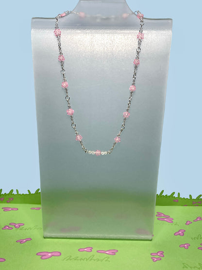 Millefiori flower necklace