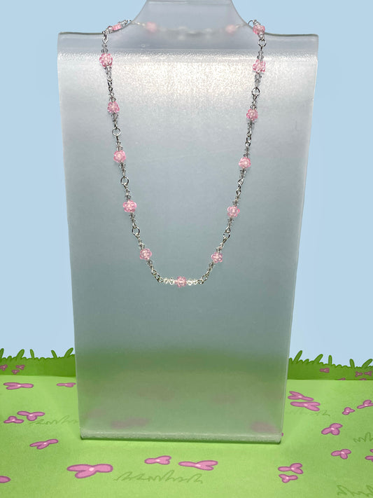 Millefiori flower necklace